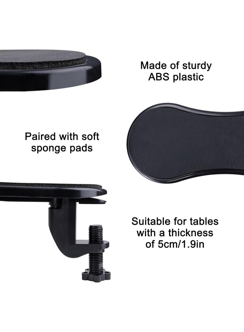 Ergonomic Adjustable Computer Desk Extender, Computer Armrest Wrist Rest, Keyboard Wrist Rest Mouse Pad Wrist Support for Home Office Computer Laptop Work - Image 4